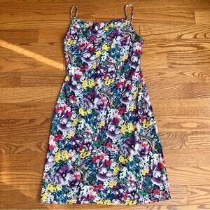 LAUREN RALPH LAUREN Midi Slip Multi Floral Lined Dress Women’s Size 4 NWT